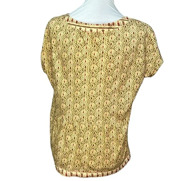 Sundance Southwestern Printed Blouse - Picture 4 of 6